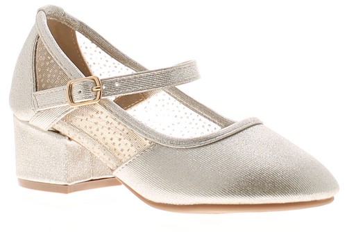 Sandali con tacco shimmer oro - sandali,